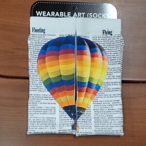 Colorful Hot Air Balloon Socks